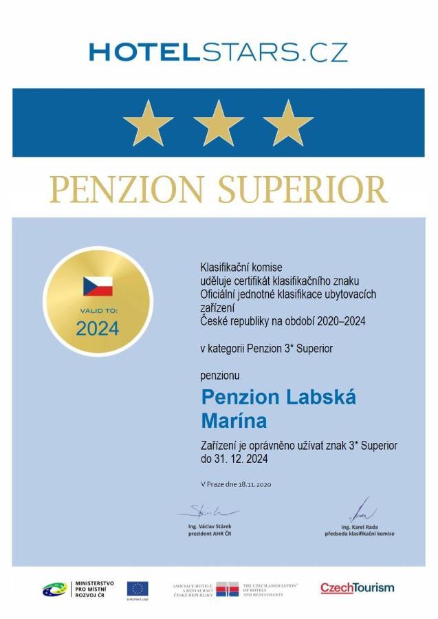 Penzion Labska Marina Poděbrady Kültér fotó